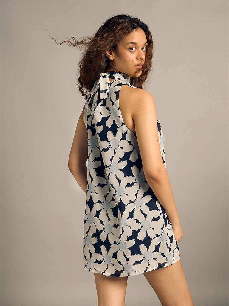 Printed Mini Dress
