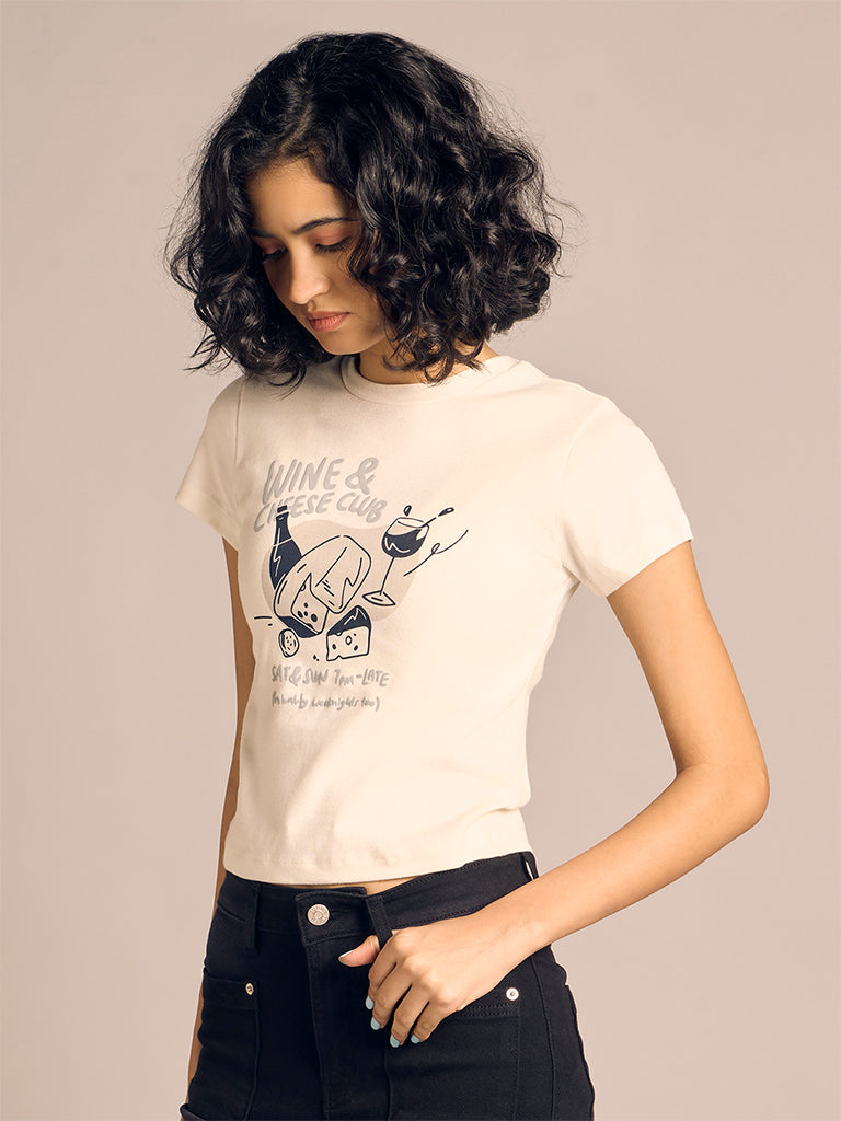 Fitted Printed T-Shirt