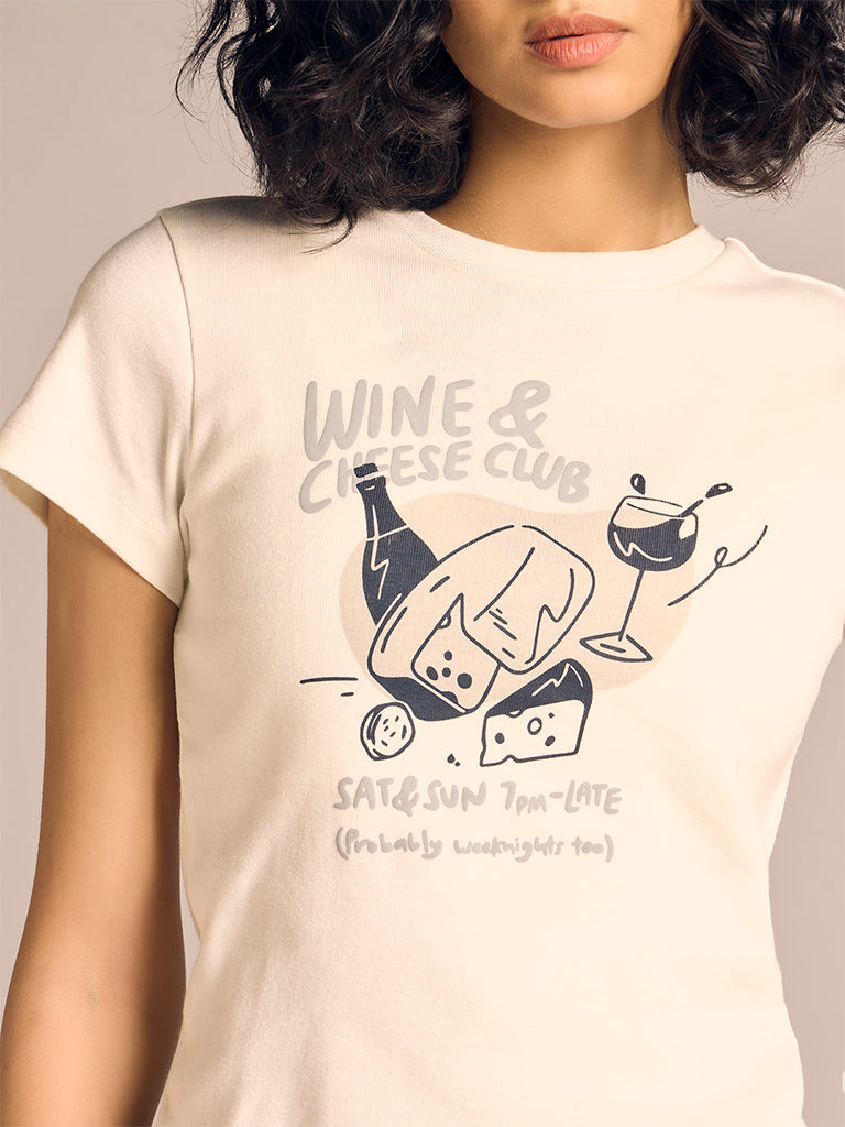 Fitted Printed T-Shirt
