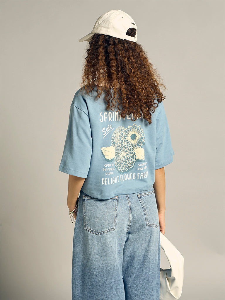 Printed Boxy T-Shirt