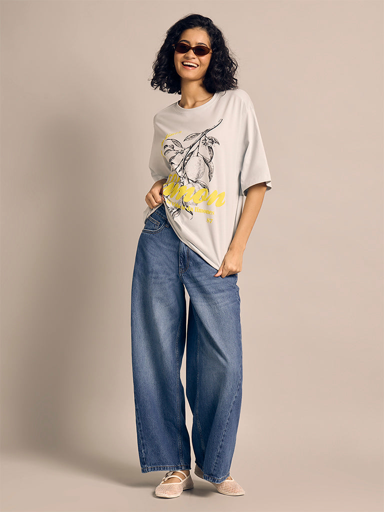 Oversized Graphic Print T-Shirt