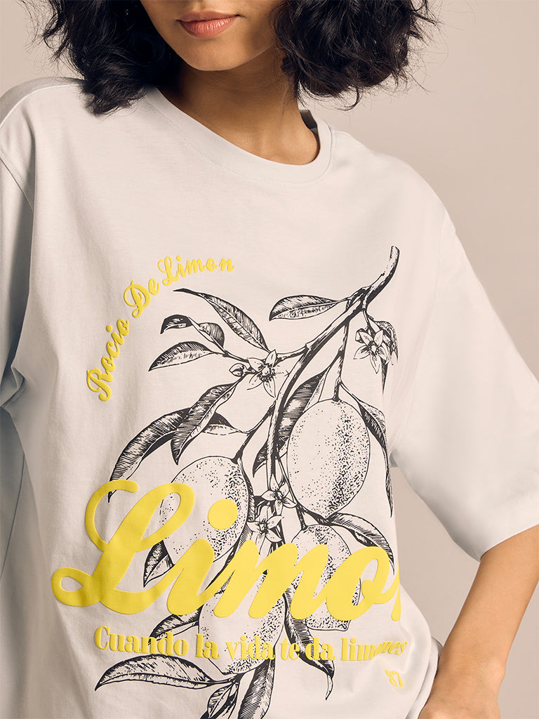 Oversized Graphic Print T-Shirt