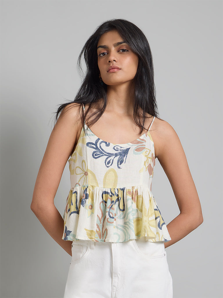 Multi Abstract Cami Top
