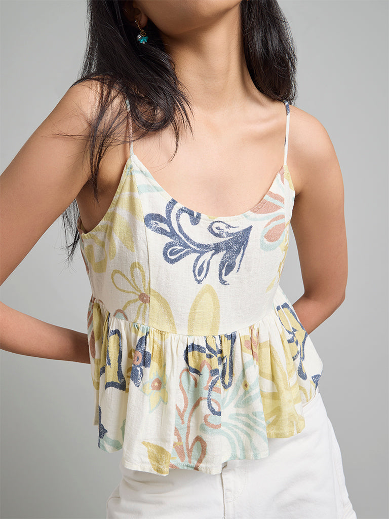 Multi Abstract Cami Top