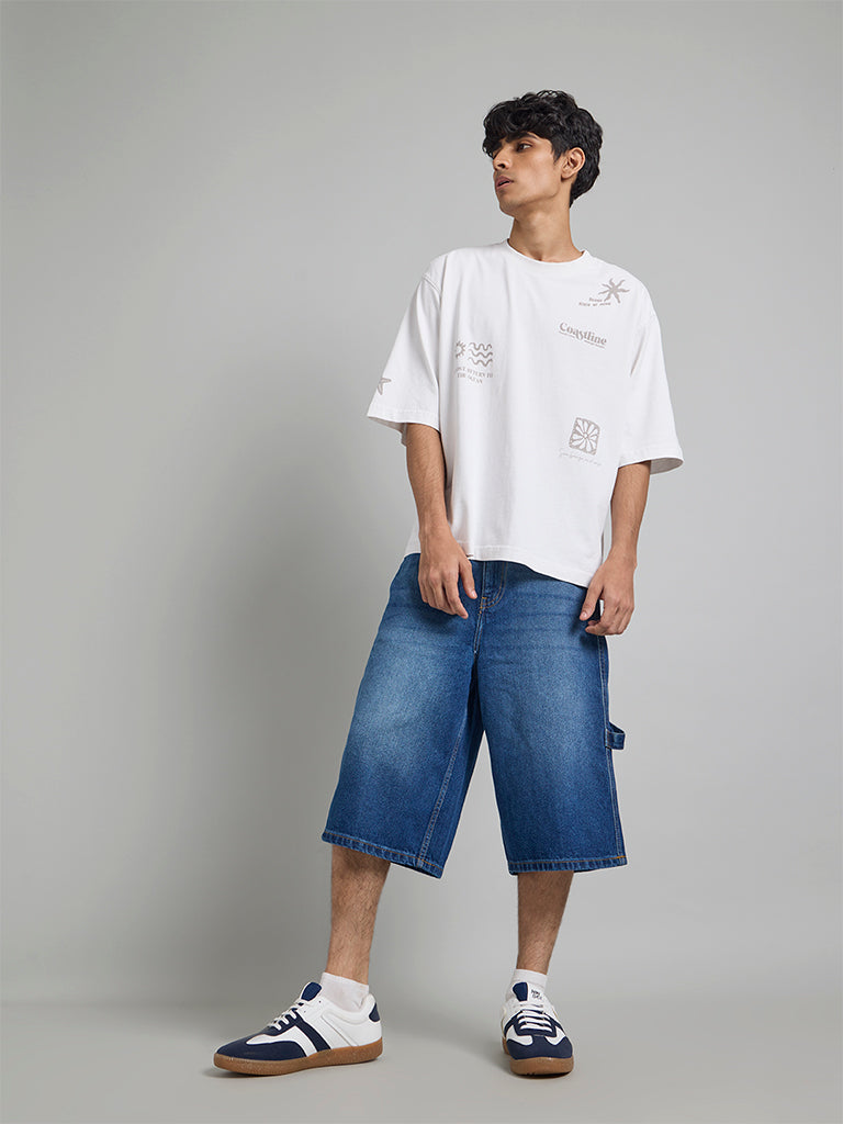 Dark Indigo Denim Shorts