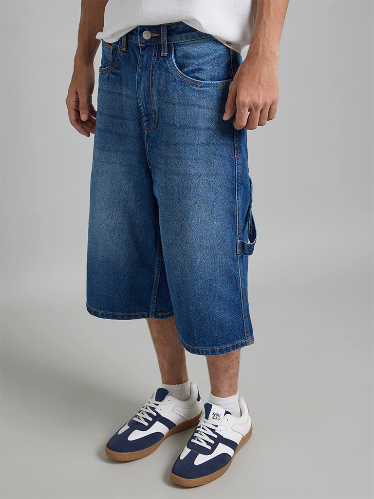 Dark Indigo Denim Shorts
