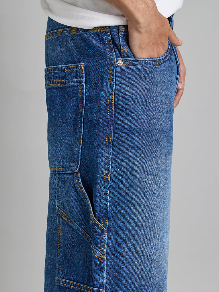 Dark Indigo Denim Shorts