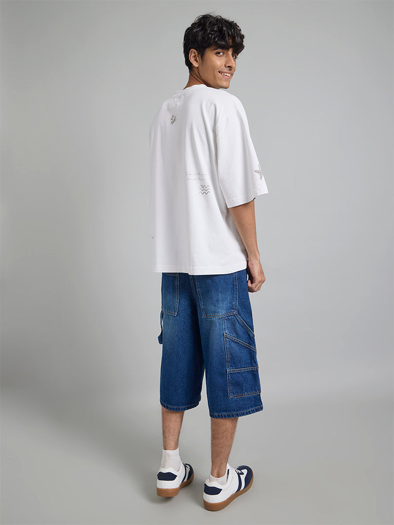 Dark Indigo Denim Shorts