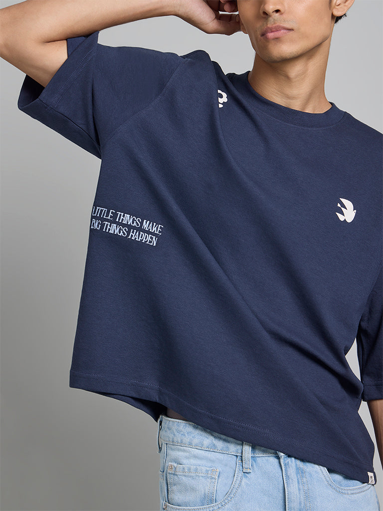 Midnight Blue Oversized T-shirt