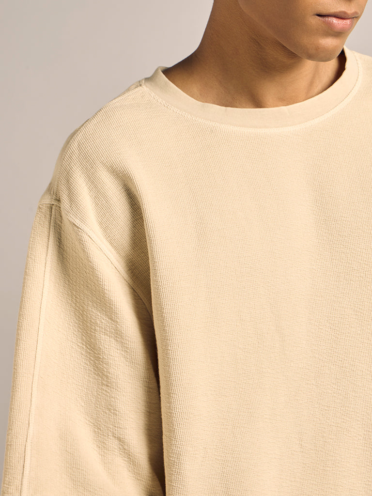 Relaxed-Fit Textured T-Shirt