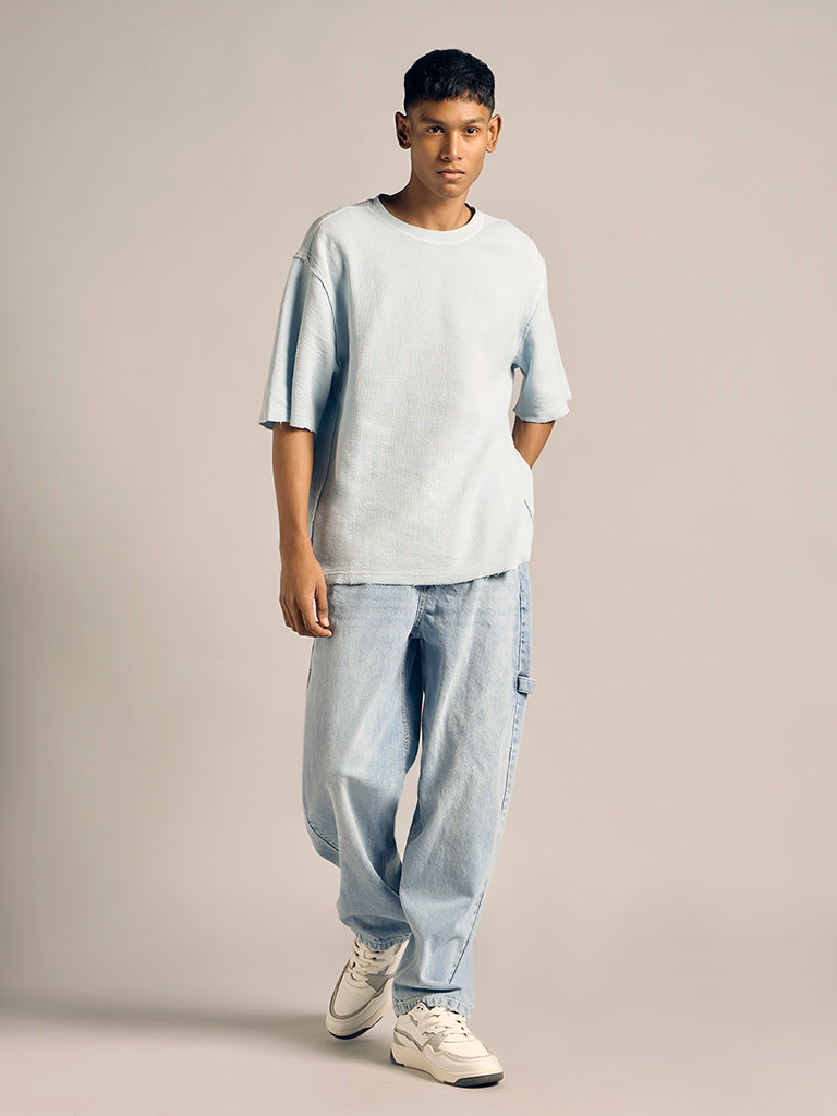 Oversized Textured T-Shirt