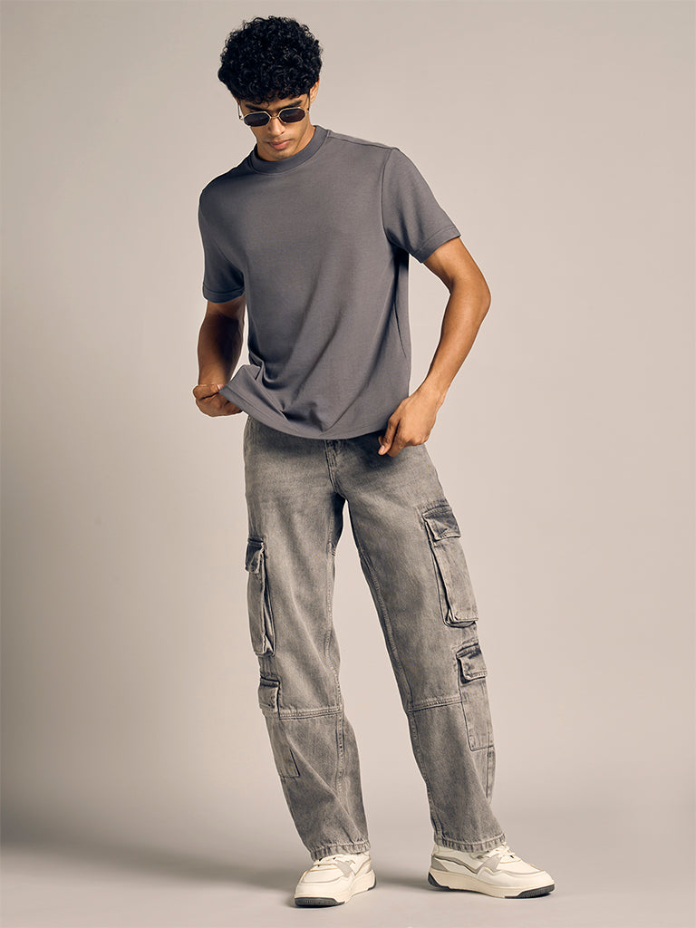Regular Fit Knit T-shirt