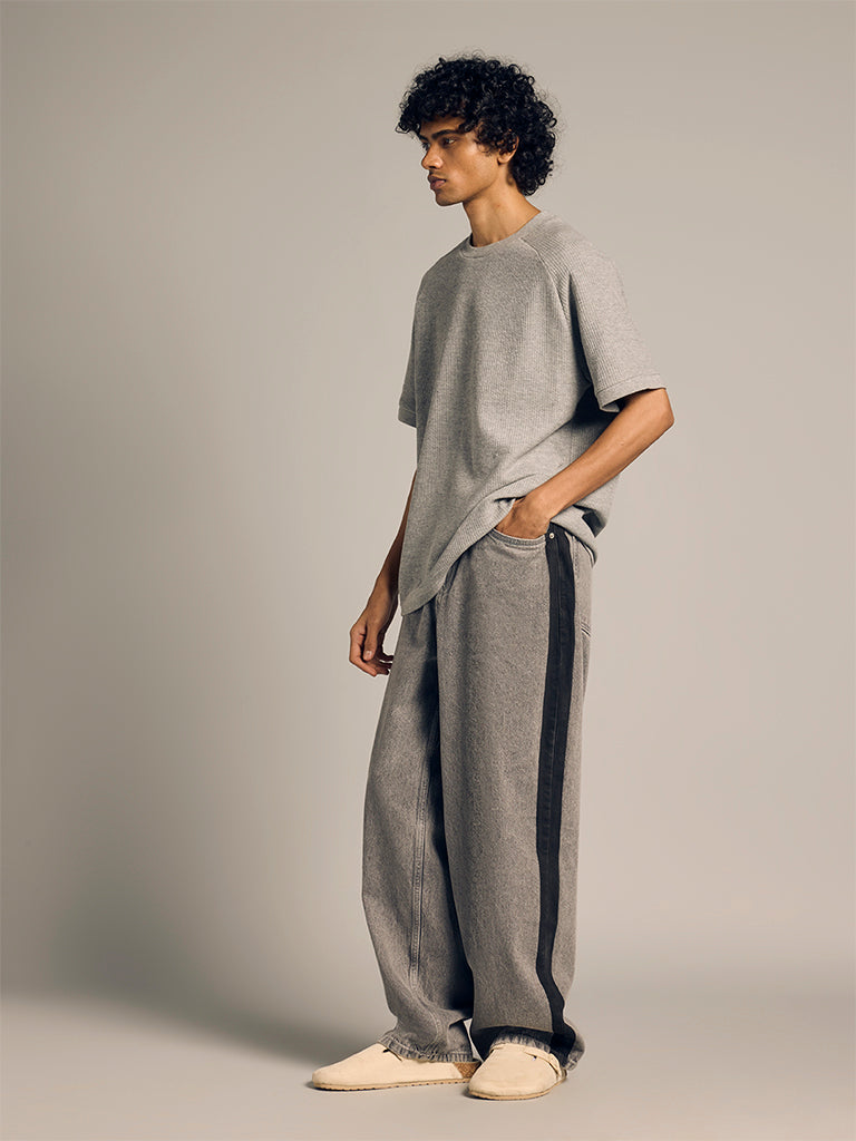 Knit-Textured T-Shirt