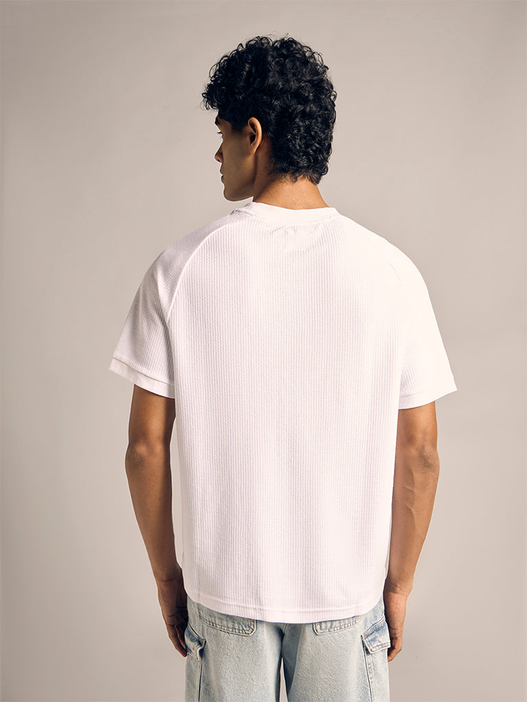 Regular-Fit Ribbed T-Shirt