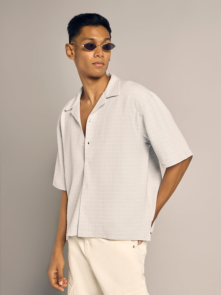 Oversized Textured Shirt