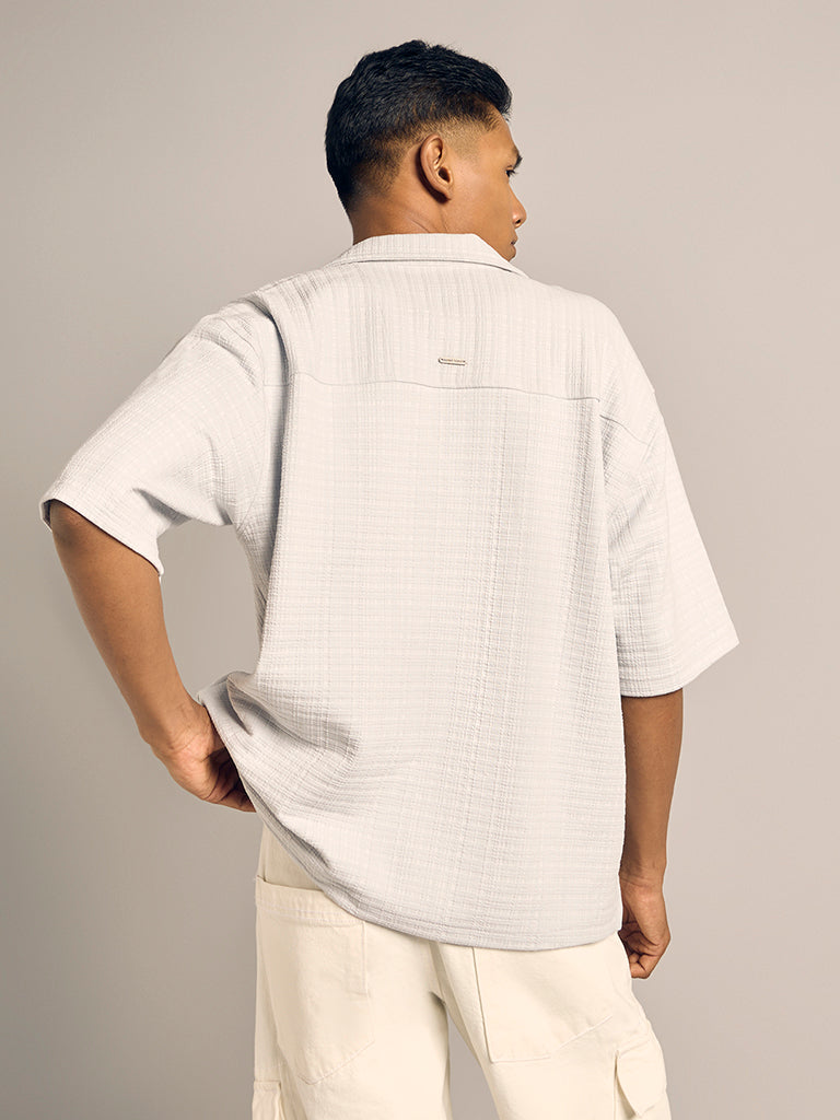 Oversized Textured Shirt