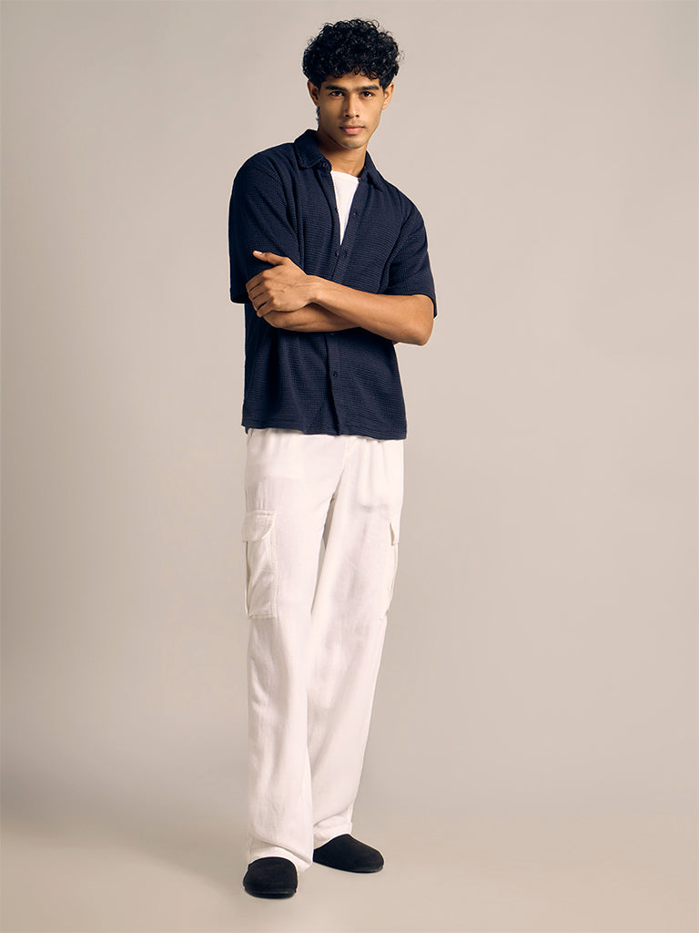 Knit-Textured Shirt