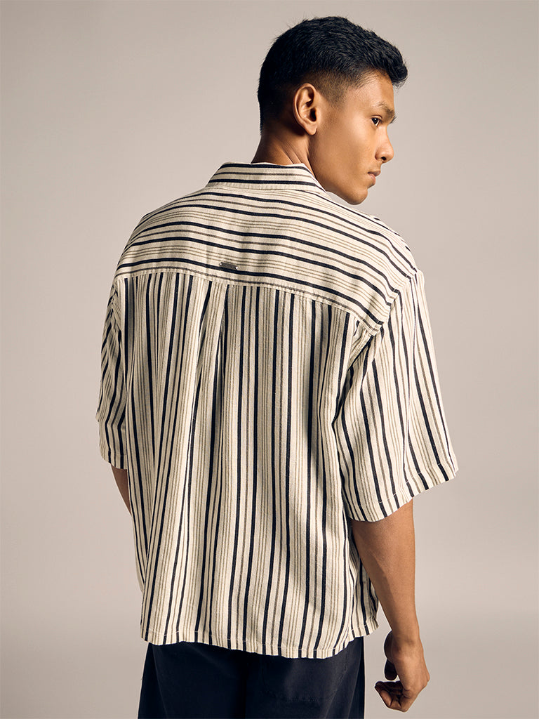 Striped Relaxed-Fit Shirt