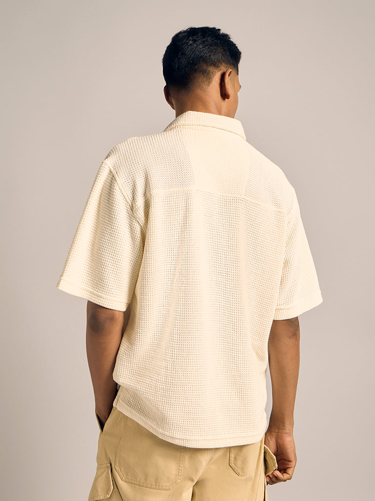 Knit-Textured Shirt