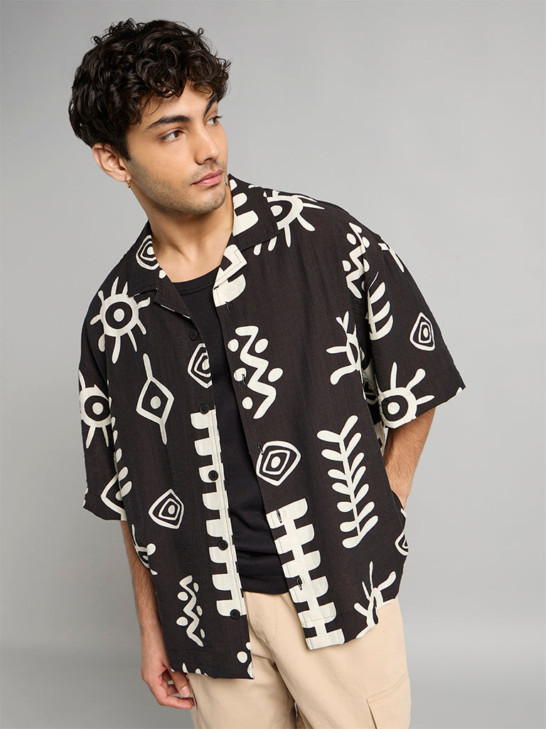 Abstract Print Shirt