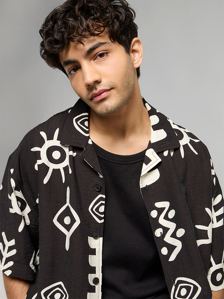 Abstract Print Shirt