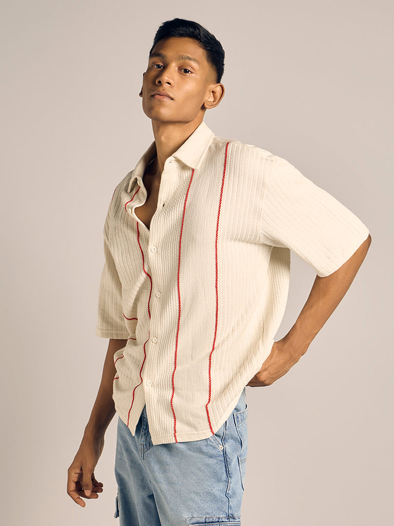 Knitted Loose-Fit Shirt
