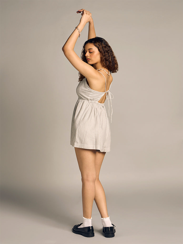 Printed Mini Dress