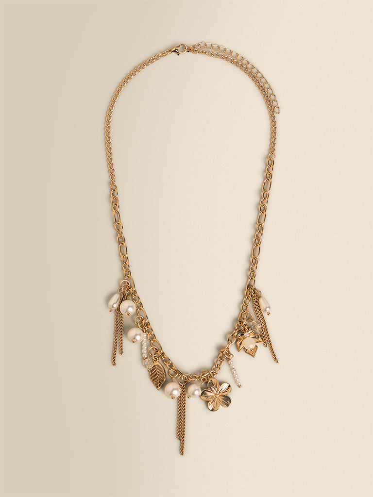 Pearl Charm Necklace
