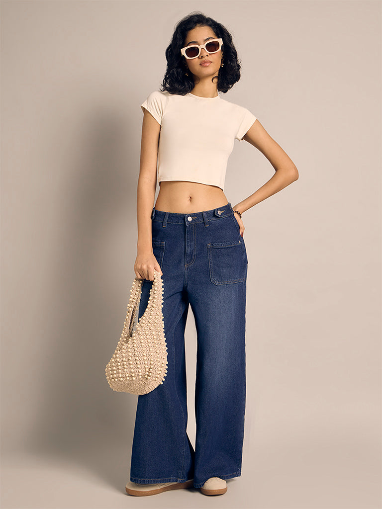 Cropped Fitted T-Shirt