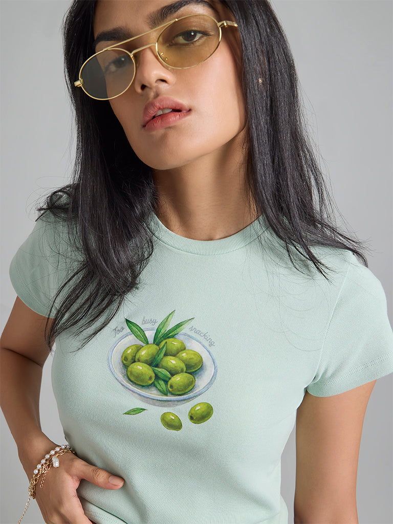 Baby T-shirt Olive