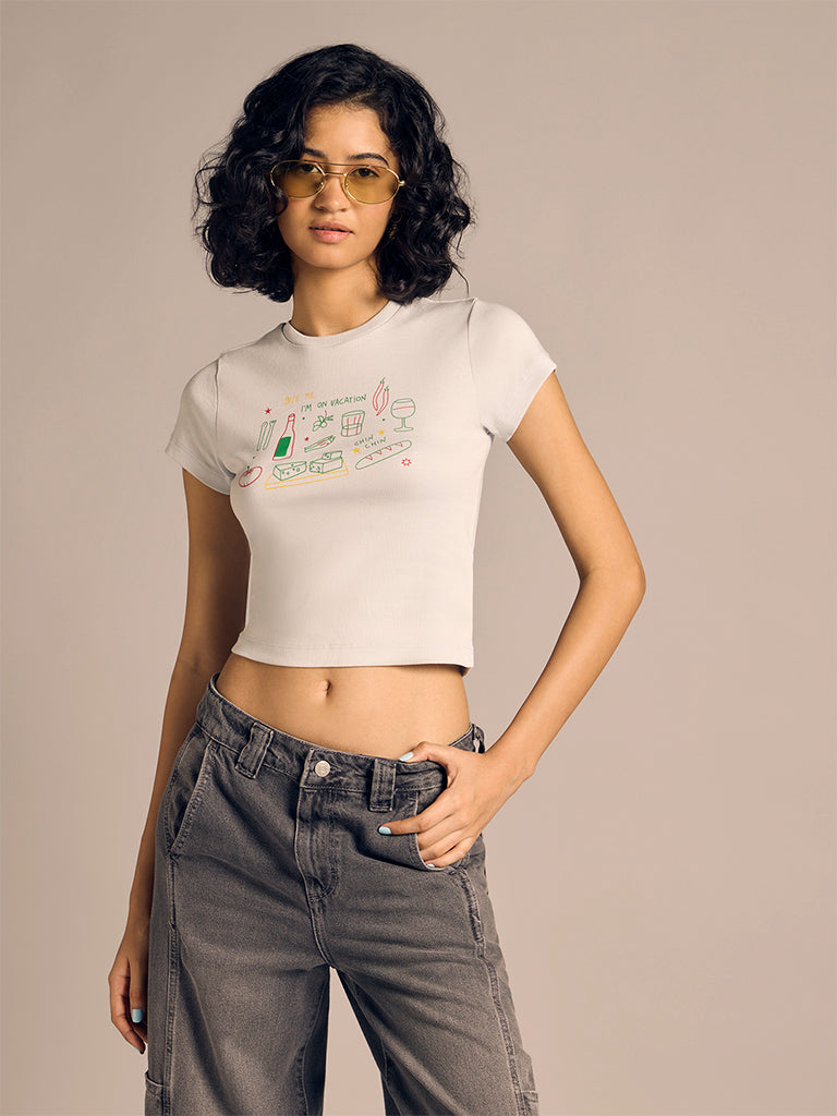 Fitted Printed T-Shirt