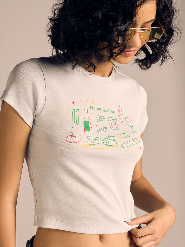 Fitted Printed T-Shirt