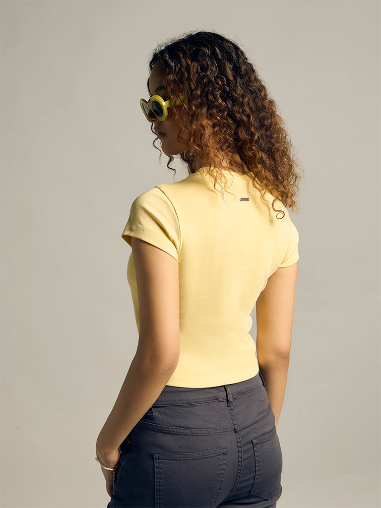Printed Fitted T-shirt