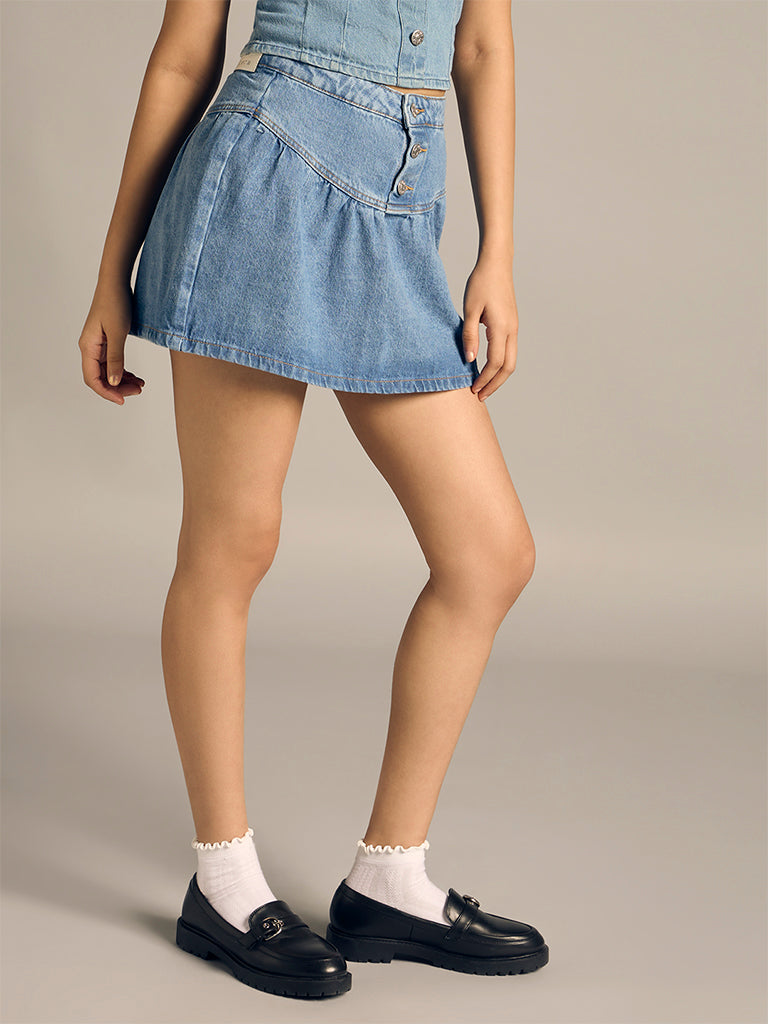 Mini Denim Skirt