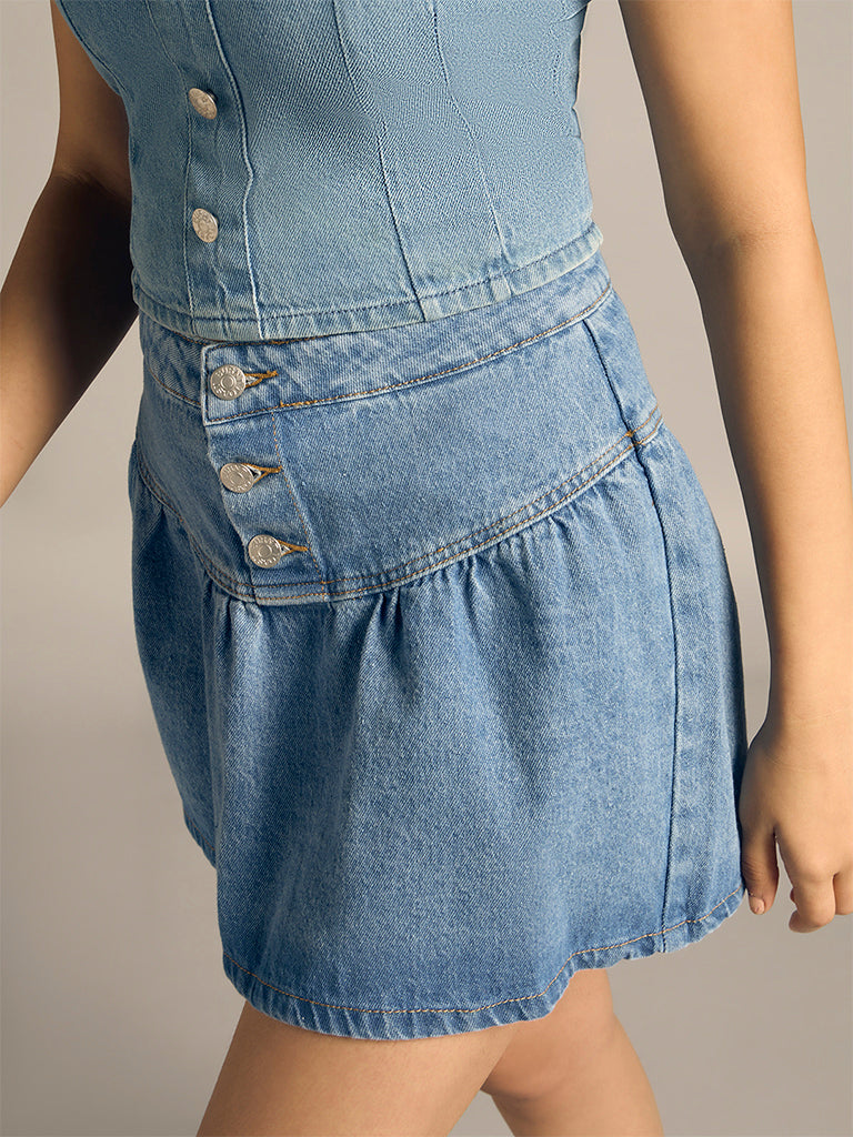 Mini Denim Skirt