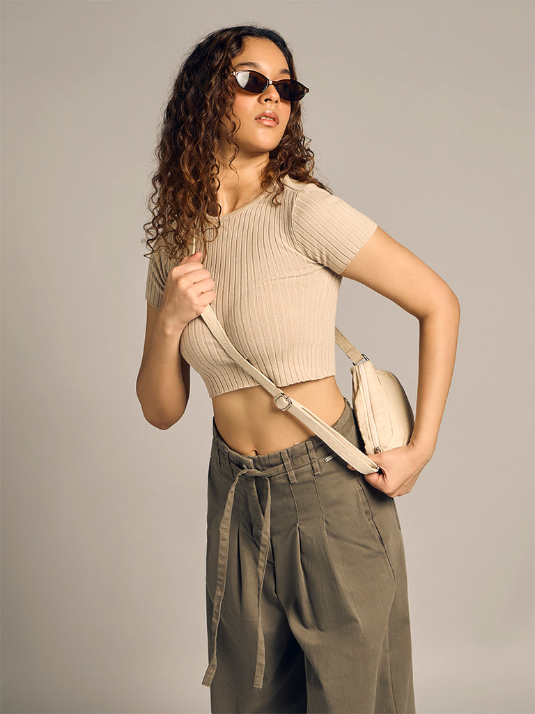 Ribbed Crop Top