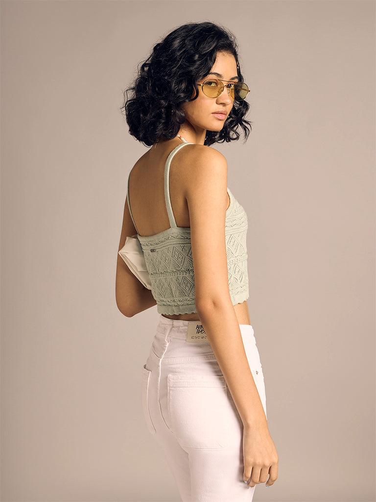 Knitted Crop Top