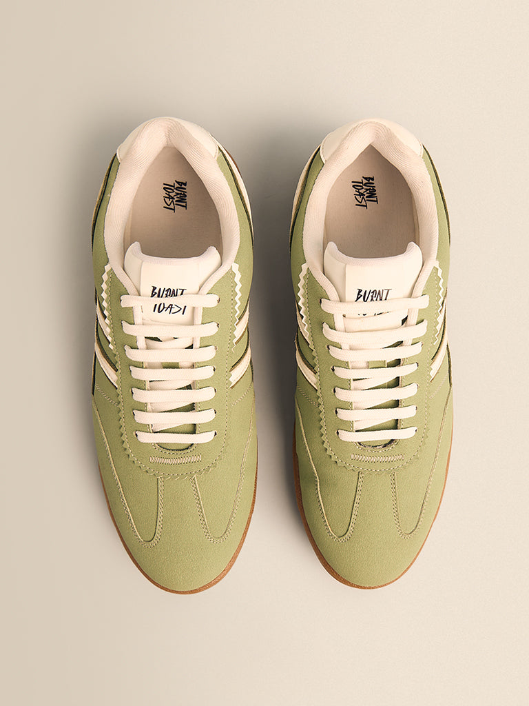 Contrast Detailed Sneakers