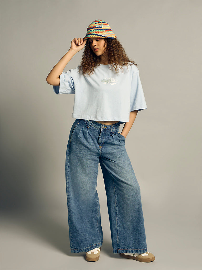 Printed Boxy T-Shirt