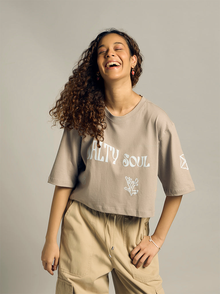 Printed Boxy T-Shirt