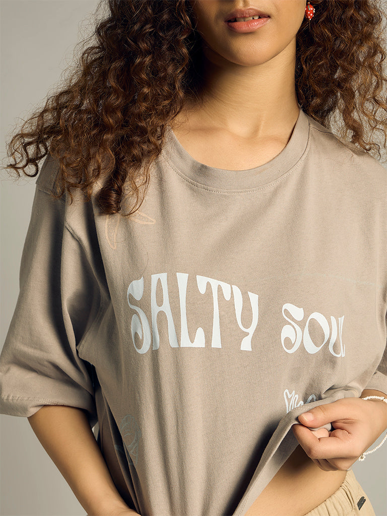 Printed Boxy T-Shirt