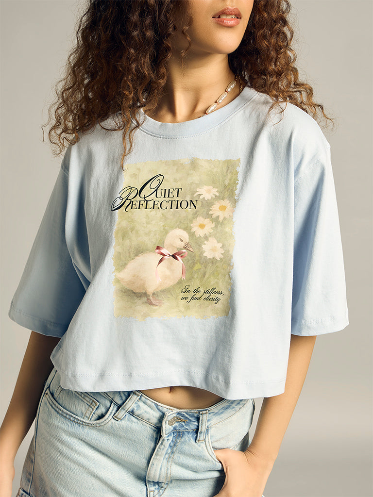 Printed Boxy T-Shirt