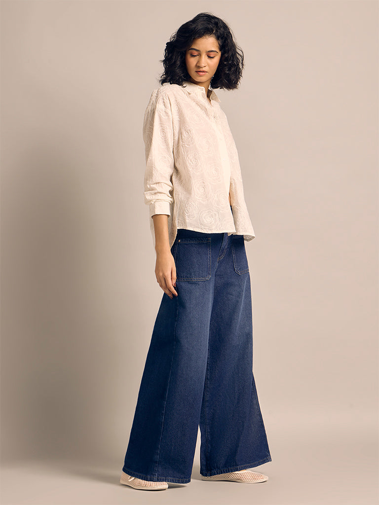 Embroidered Cotton Shirt