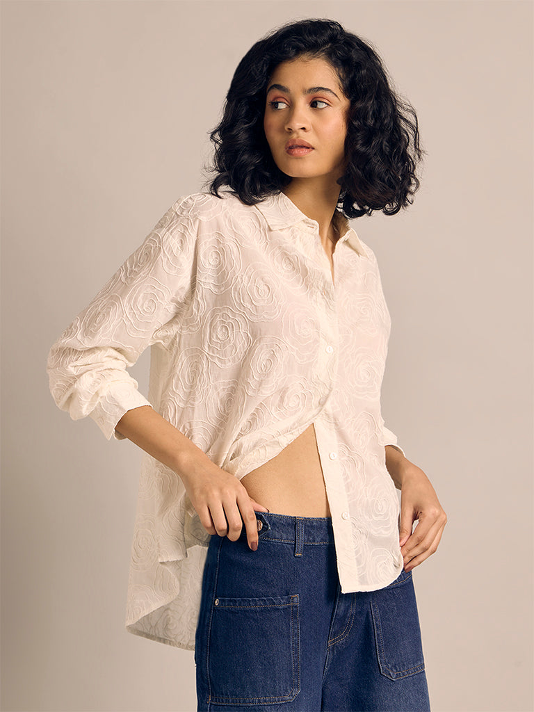 Embroidered Cotton Shirt
