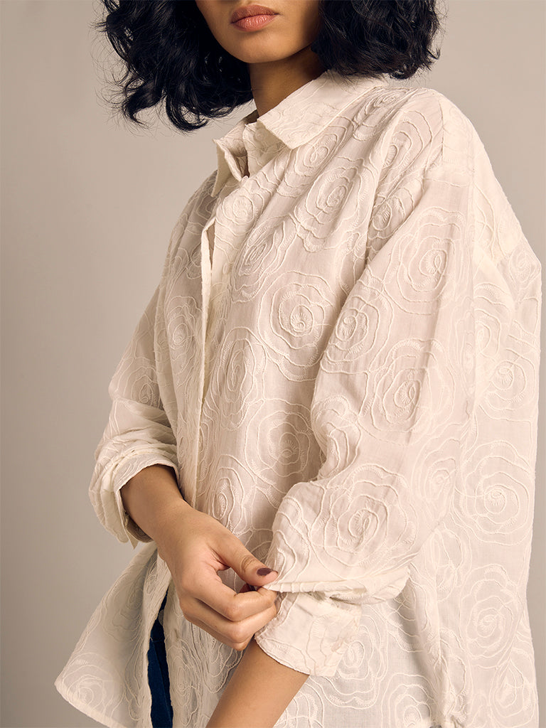 Embroidered Cotton Shirt