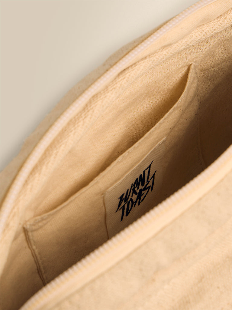 Multi Pocket Sling Bag- Off- White