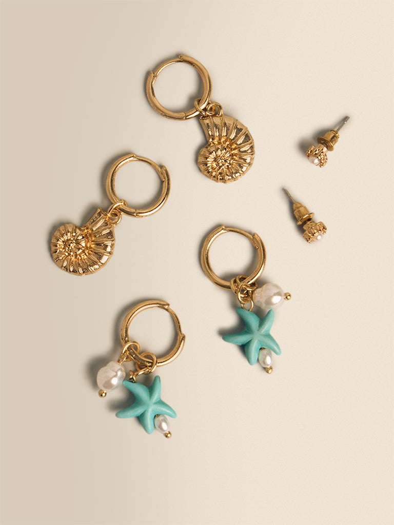 Pack of 3- Earrings