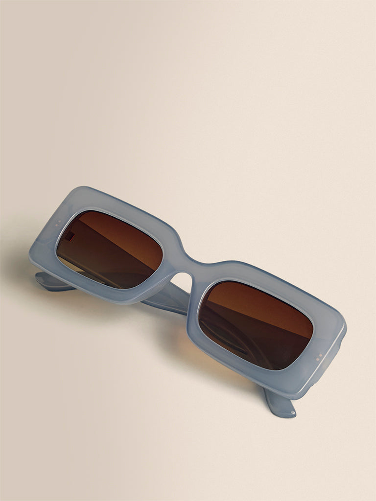 Square Sunglasses- Blue