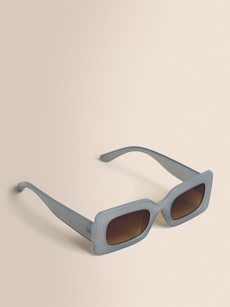 Square Sunglasses- Blue