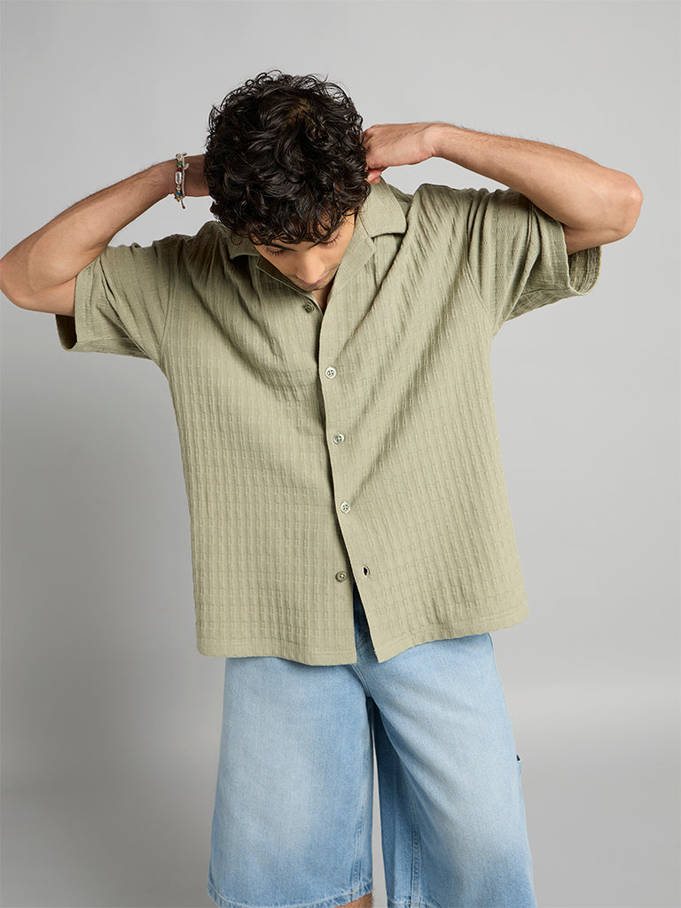 Textured Knit Shirt